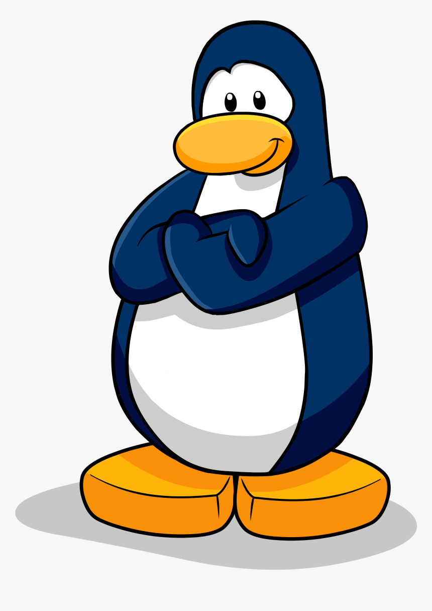 Cplogo - Blue Penguin Transparent Club Penguin, HD Png Download, Free Download