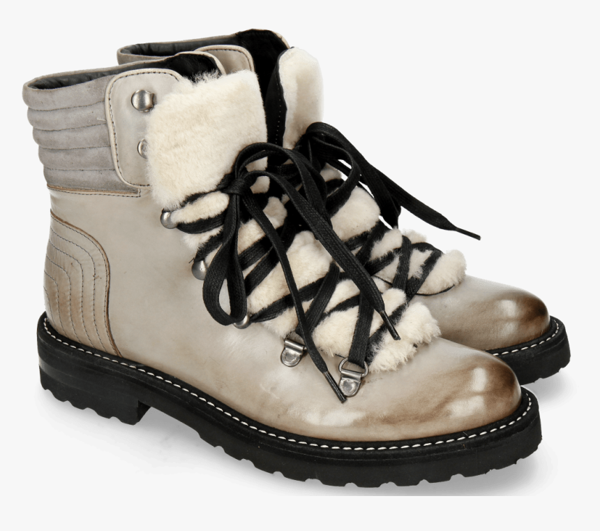 Ankle Boots Bonnie 10 Morning Grey Sherling Camel Chilena - Steel-toe Boot, HD Png Download, Free Download