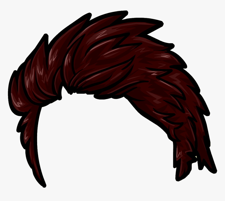 Hair Club Penguin , Png Download - Club Penguin Hair Cutout, Transparent Png, Free Download