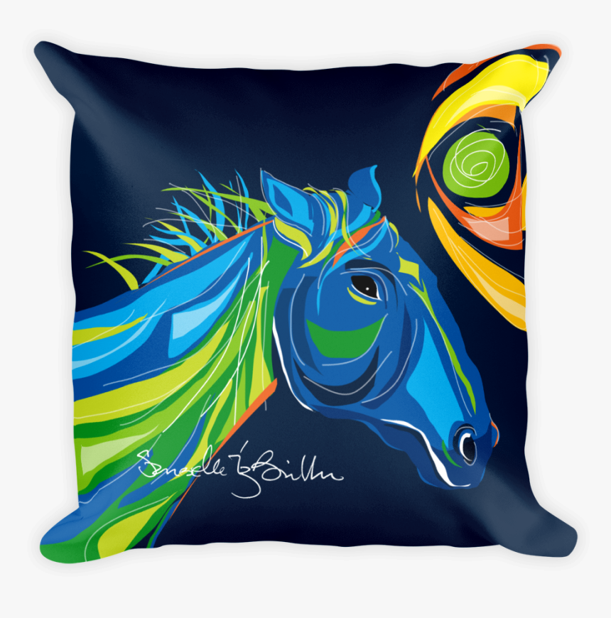 Square Pillow Caballo , Png Download - Cushion, Transparent Png, Free Download