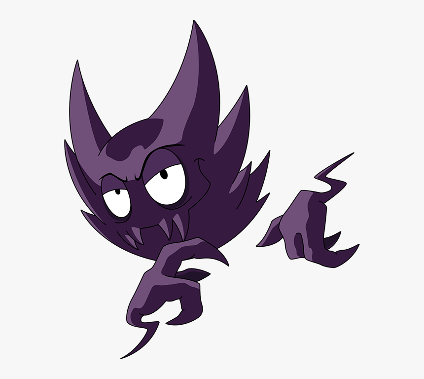 Shiny Haunter Download - Cartoon, HD Png Download, Free Download