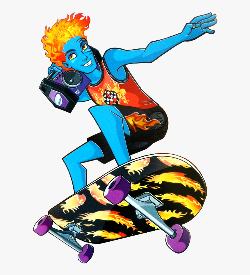 Holt Hyde On Skateboard - Holt Hyde Png, Transparent Png, Free Download