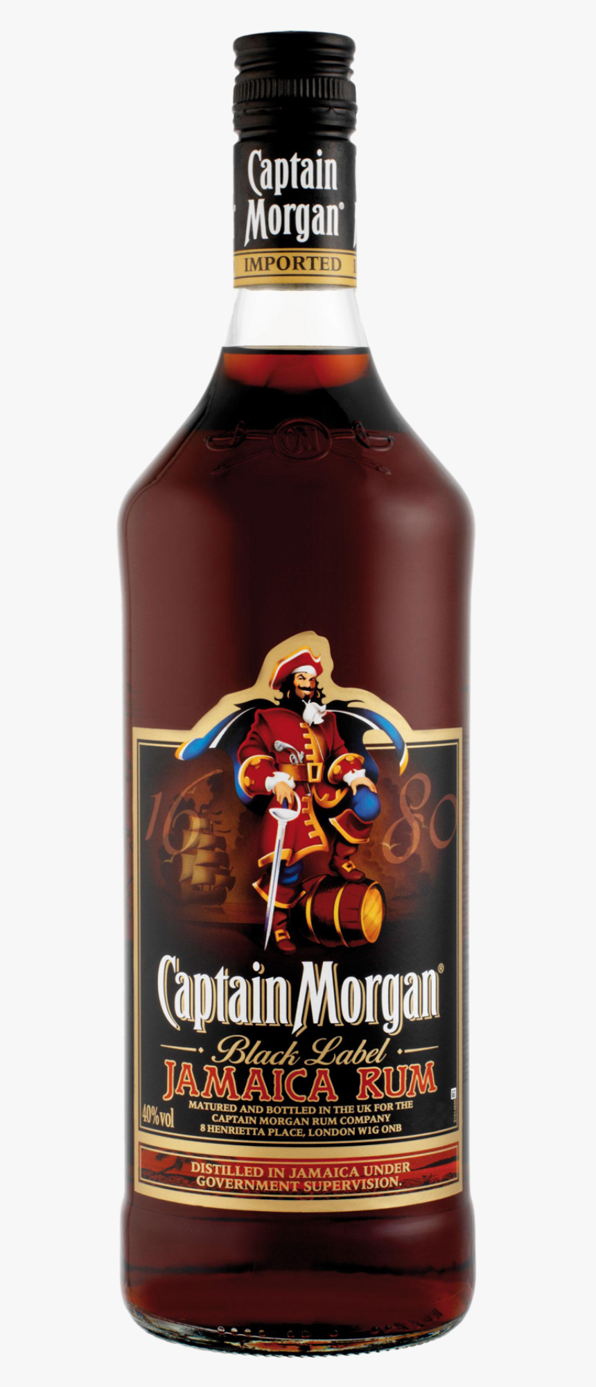 Transparent Captain Morgan Png - Captain Morgan Black Label, Png Download, Free Download