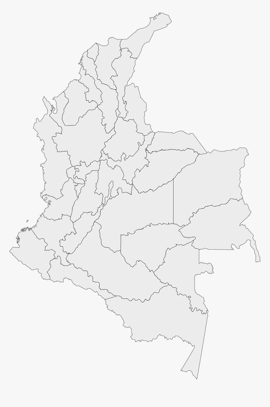 Colombia Map Geography Free Photo - Colombia Map, HD Png Download, Free Download