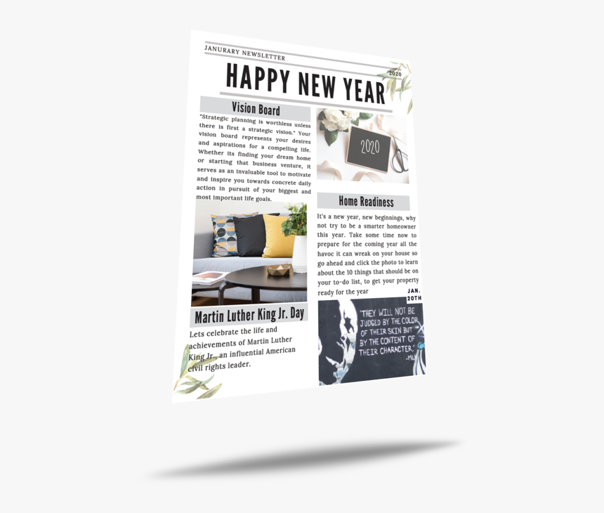 January 2020 Newsletter, HD Png Download, Free Download