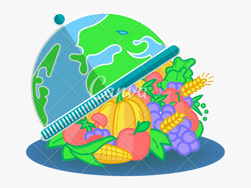 Greeting Card World Food Day - Illustration, HD Png Download, Free Download