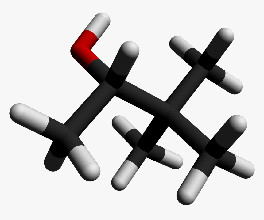 3,3 Dimethyl 2 Butanol 3d Sticks By Ahrls 2012 - Isoamyl Alcohol, HD Png Download, Free Download