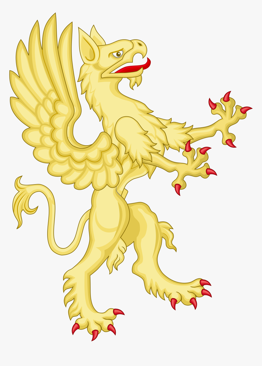 Heraldry Vector Griffin Transparent & Png Clipart Free - Gedung Candra Naya, Png Download, Free Download
