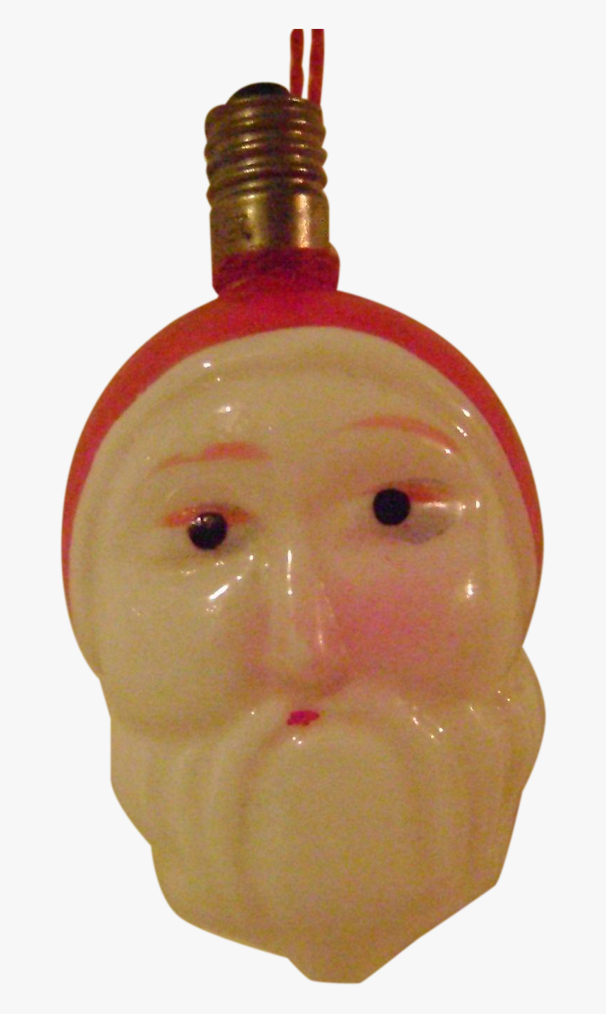 Santa Face Christmas Light - Plastic Bottle, HD Png Download, Free Download