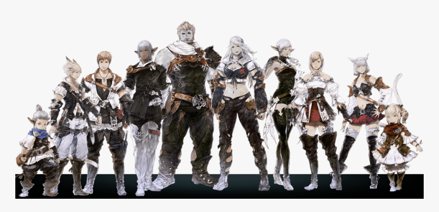 Final Fantasy Xiv Arr Races - Final Fantasy 14 Rassen, HD Png Download, Free Download