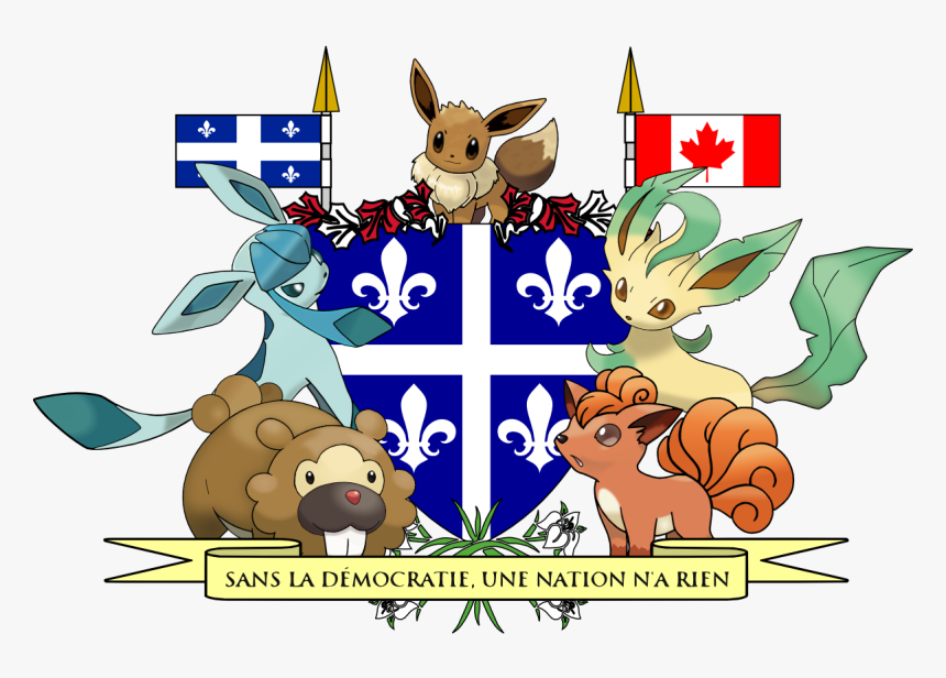 Coat Of Arms Of - Québec Coat Of Arms, HD Png Download, Free Download