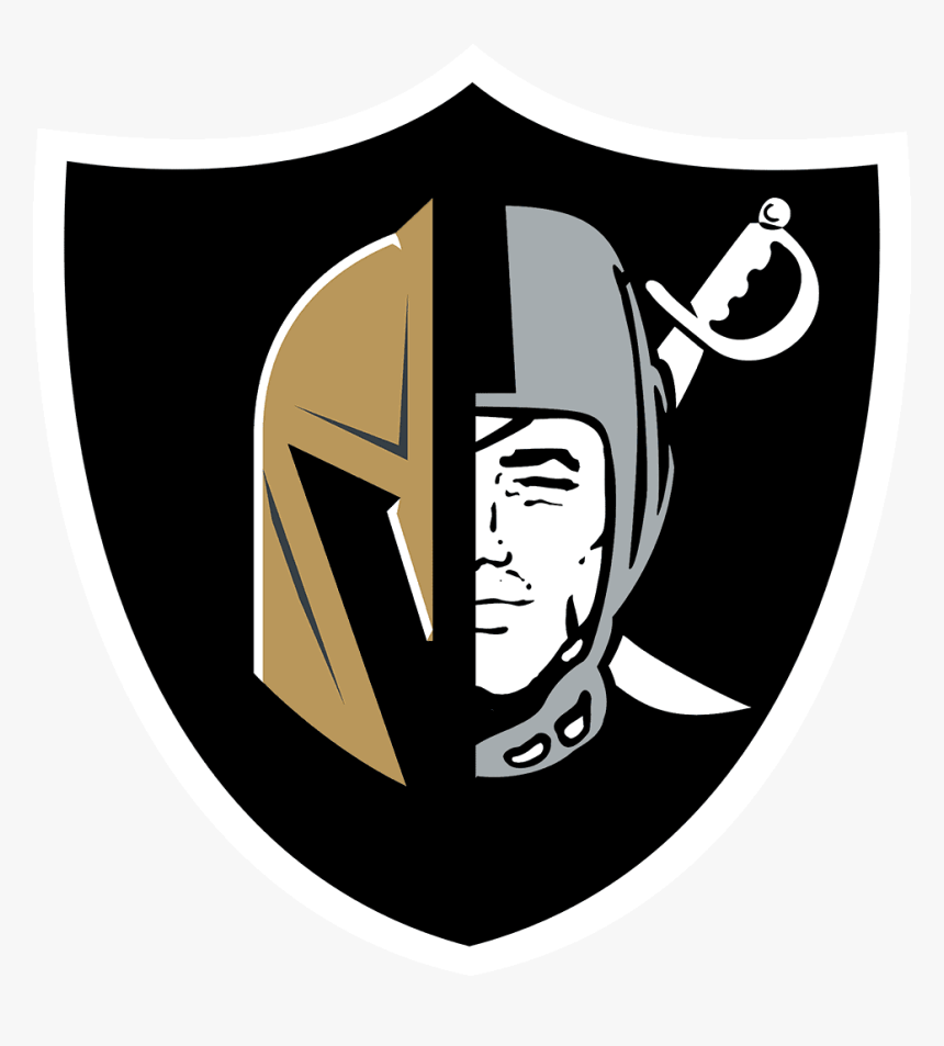 Las Vegas Golden Knights And Las Vegas Raiders - Oakland Raiders Png, Transparent Png, Free Download