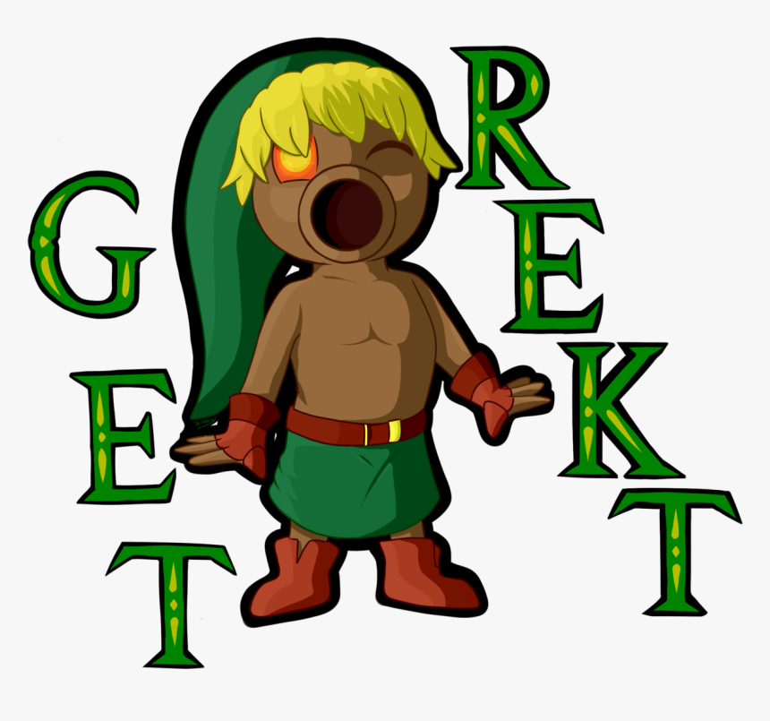 This Is The Get Rekt Scrub, Reblog To Have Good Luck - Cartoon, HD Png Download, Free Download