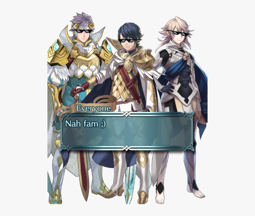 M Corrin, And Hrid Together Saying “are We Gay Yes - Alfonse Fire Emblem, HD Png Download, Free Download