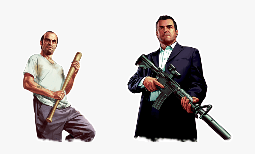 Gta 5 Apk - Gta 5 Michael Png, Transparent Png, Free Download