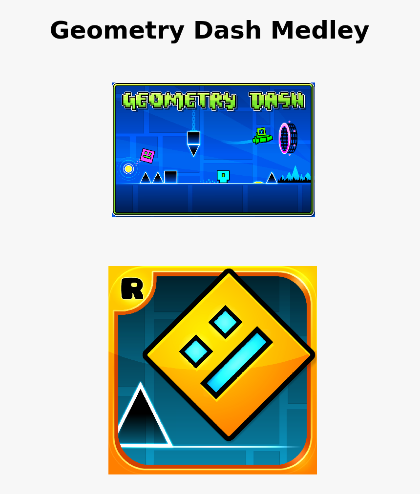 Geometry Dash App Icon, HD Png Download, Free Download