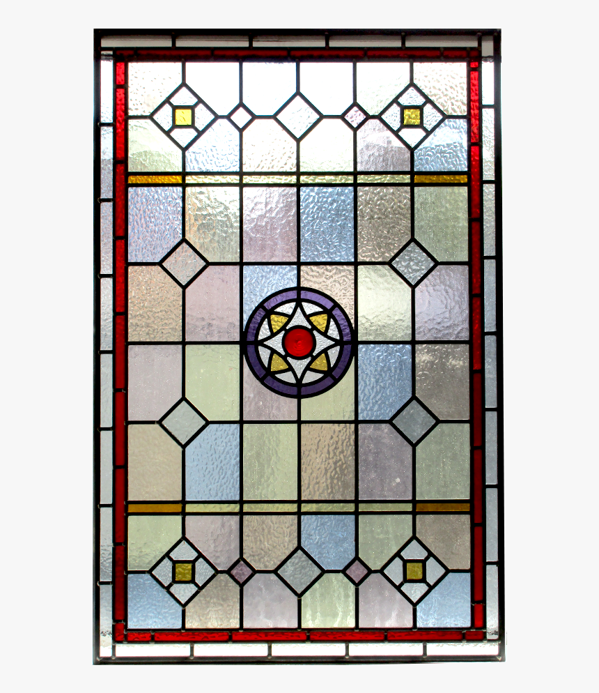 Intricate Victorian Stained Glass Panel - Victorian Stained Glass, HD Png Download, Free Download