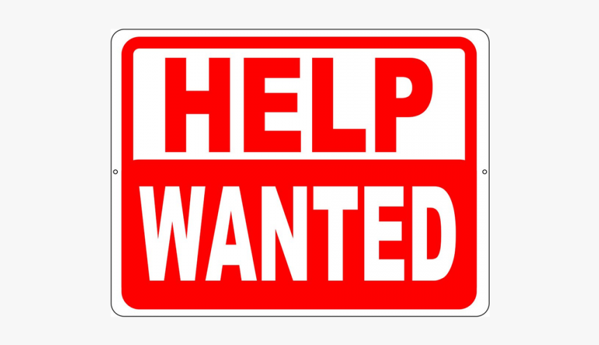 Help Transparent Wanted - Help Wanted Sign, HD Png Download, Free Download