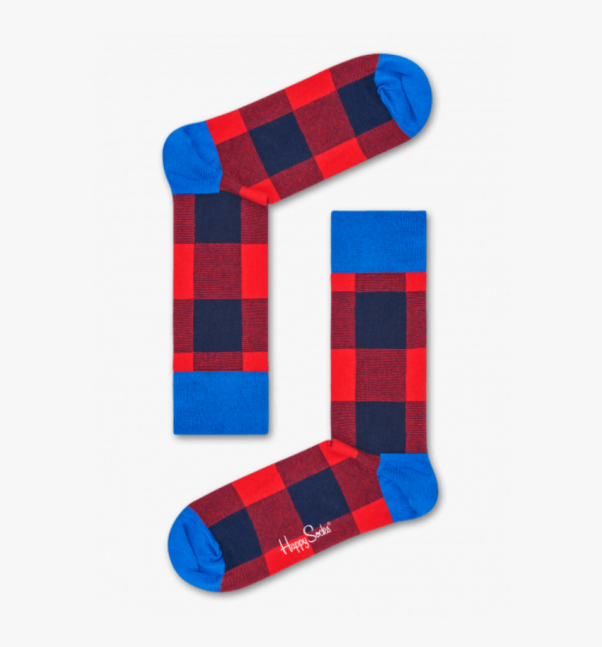 Red Blue Plaid Socks, HD Png Download, Free Download