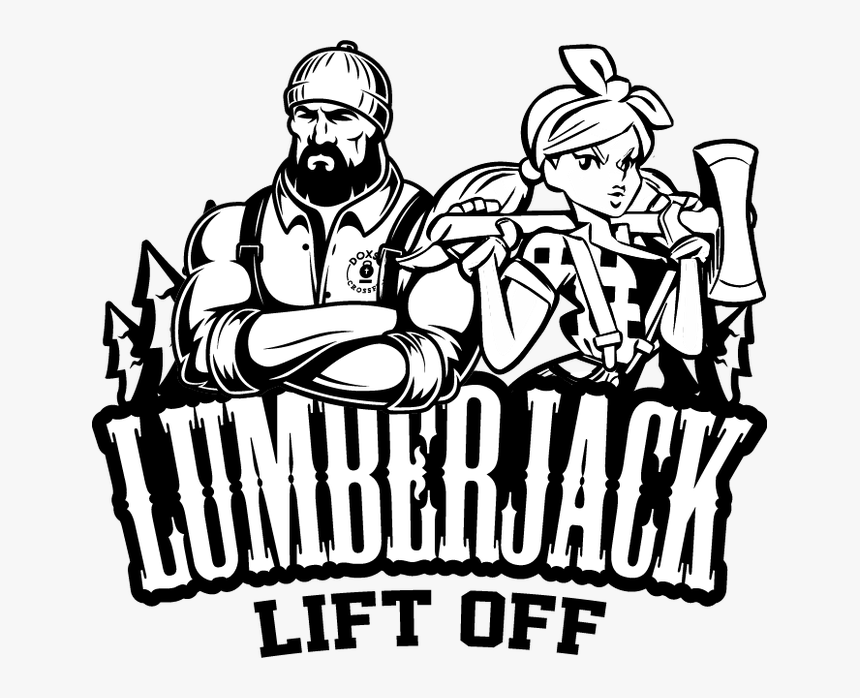 Lumberjack Lift Off - Lumberjack And Lumberjill Clipart, HD Png Download, Free Download