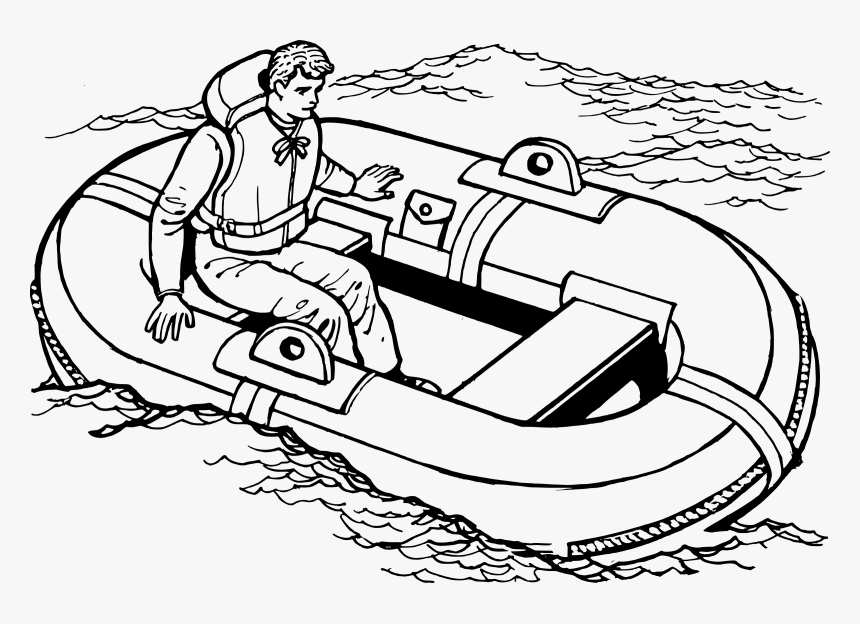 Life Raft Clip Arts - Life Boat Clip Art, HD Png Download, Free Download