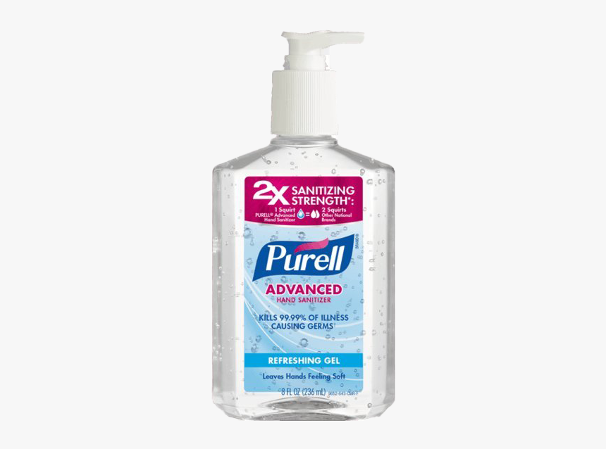 Hand Sanitizer Png High Quality Image - Purell Hand Sanitizer, Transparent Png, Free Download