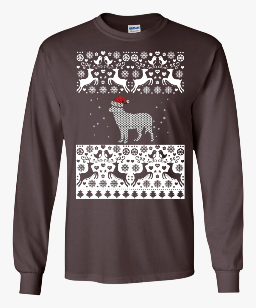 Funny Christmas T-shirt Cute Red Nose Reindeer Sweatshirt - T-shirt, HD Png Download, Free Download