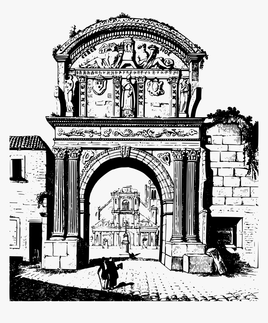 Arc De St Renobert In Auxerre Clip Arts - Portable Network Graphics, HD Png Download, Free Download