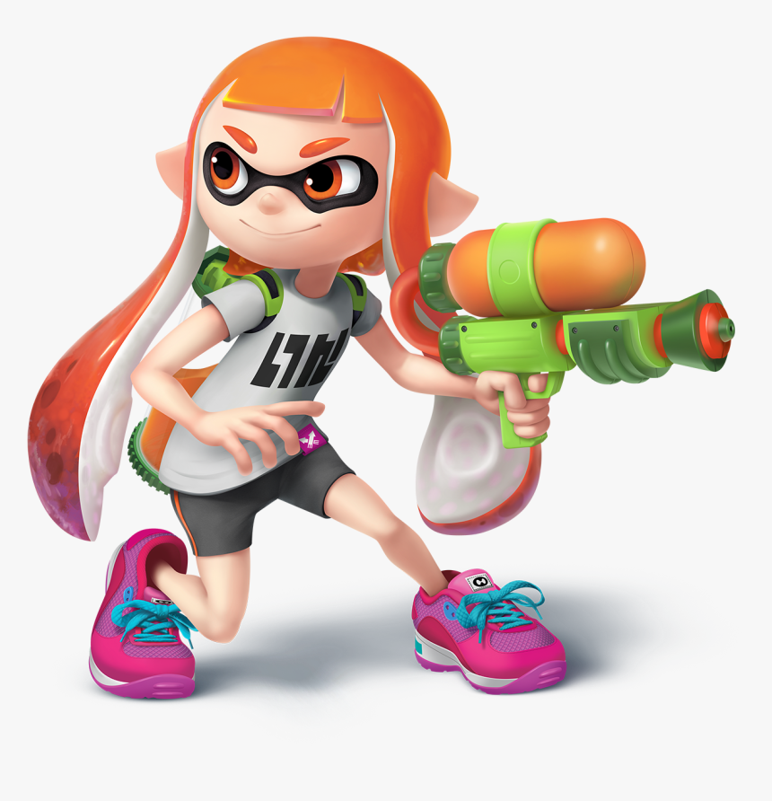 Inkling Girl Smashified - Super Smash Bros Ultimate Inkling, HD Png Downloa...