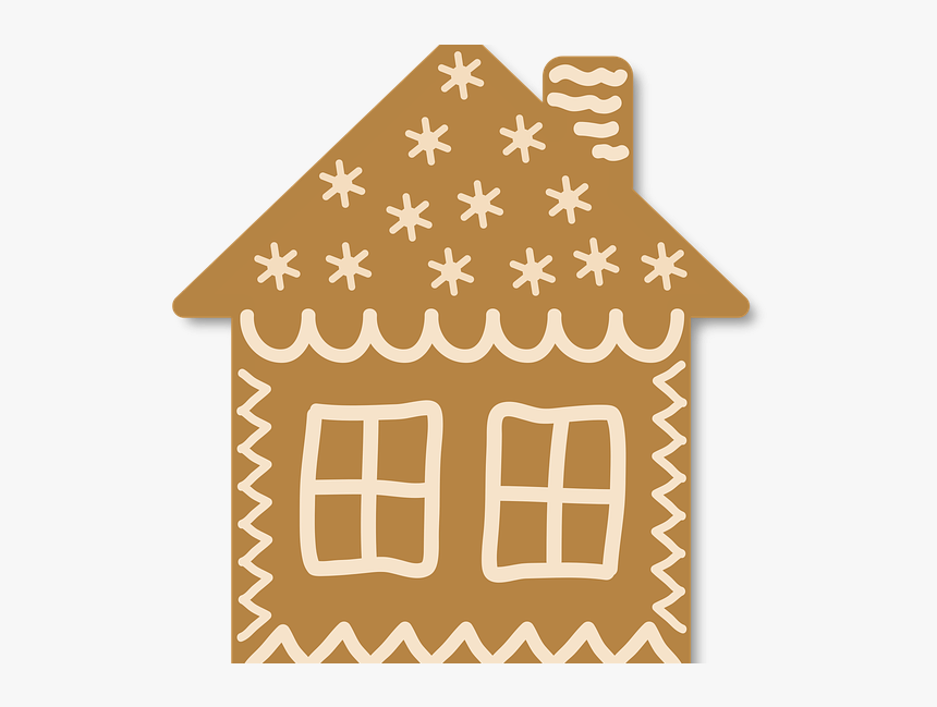 Gingerbread House Clipart, HD Png Download, Free Download