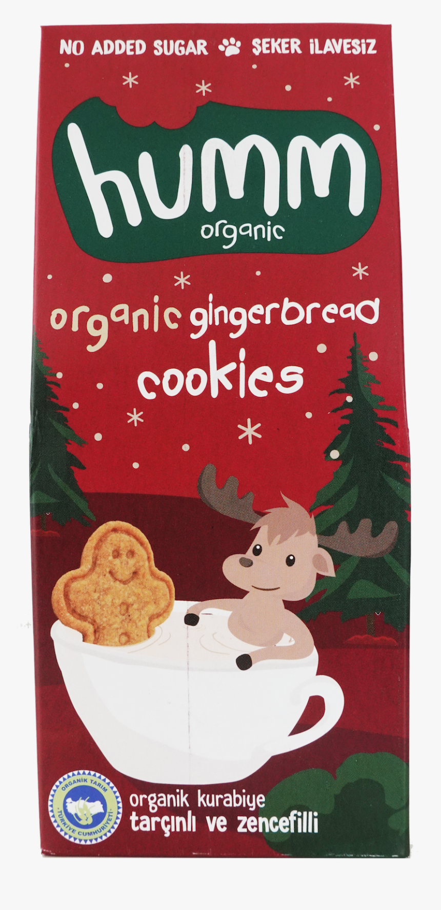 Humm Organic Organic Gingerbread Cookies - Christmas Decoration, HD Png Download, Free Download