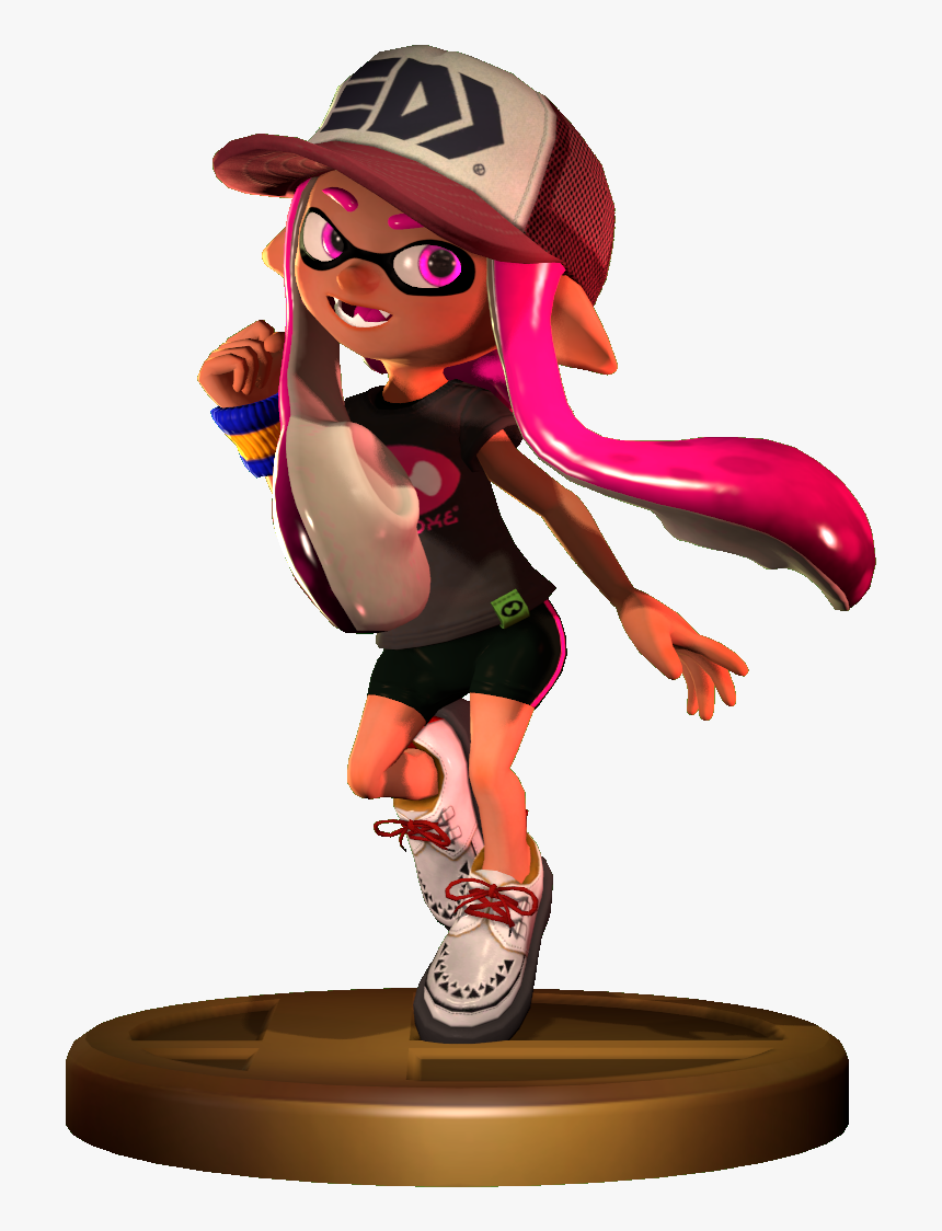 Splatoon Pink Inkling Smash, HD Png Download, Free Download