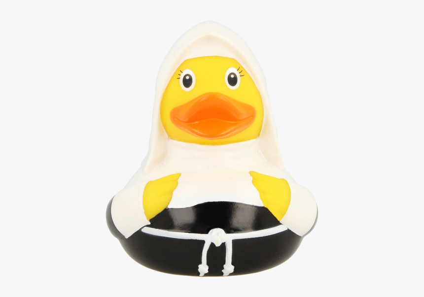 Lilalu Rubber Duck Nun Frontal View - Rubber Ducky, HD Png Download, Free Download