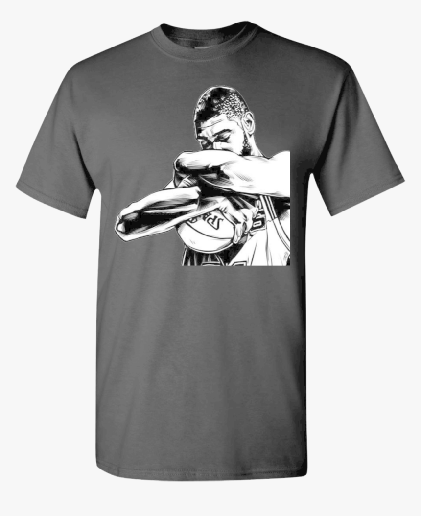 Tim Duncan San Antonio Spurs T-shirt - T-shirt, HD Png Download, Free Download