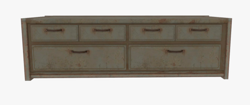 Fo4 Long Cabinet - Drawer, HD Png Download, Free Download