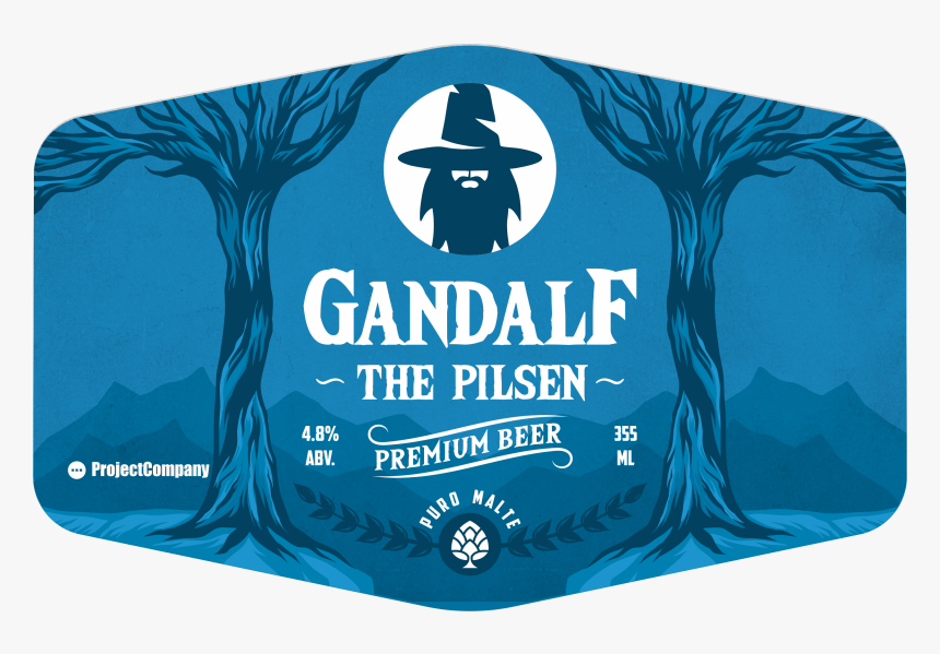 Gandalf Beer The Pilsen - Gandalf Cervejeiro, HD Png Download, Free Download
