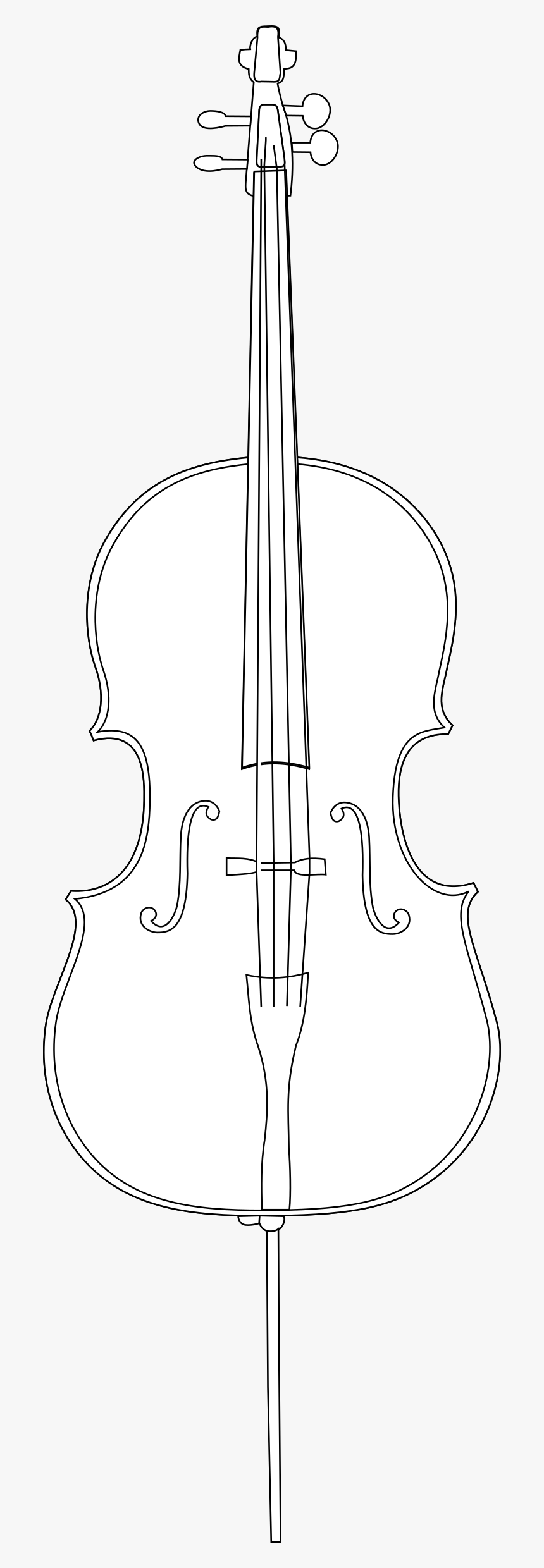 Cello 1 Clip Arts - Chello Vector Png, Transparent Png, Free Download