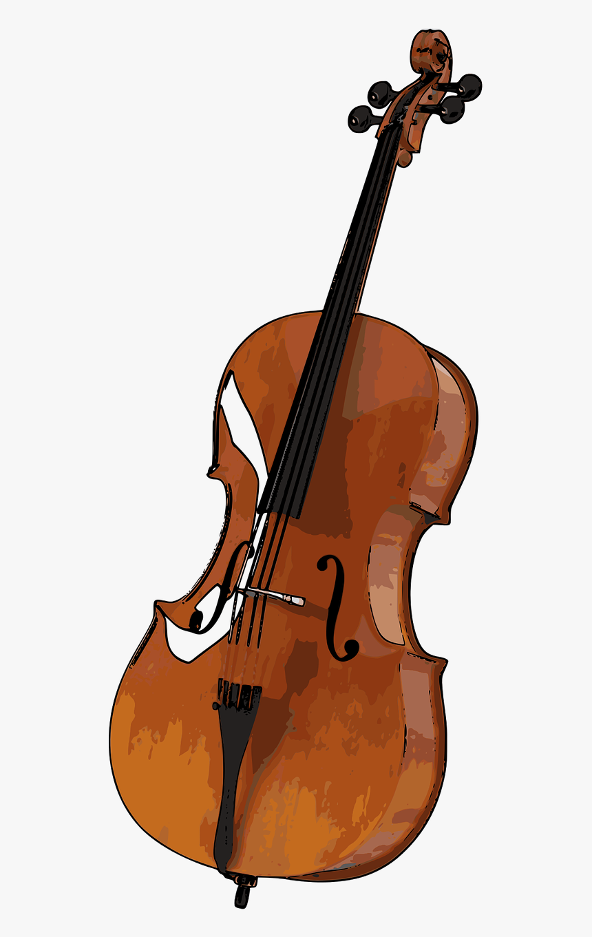 Cello Clip Art Instrument Png Transparent Png , Png - Cello Png, Png Download, Free Download