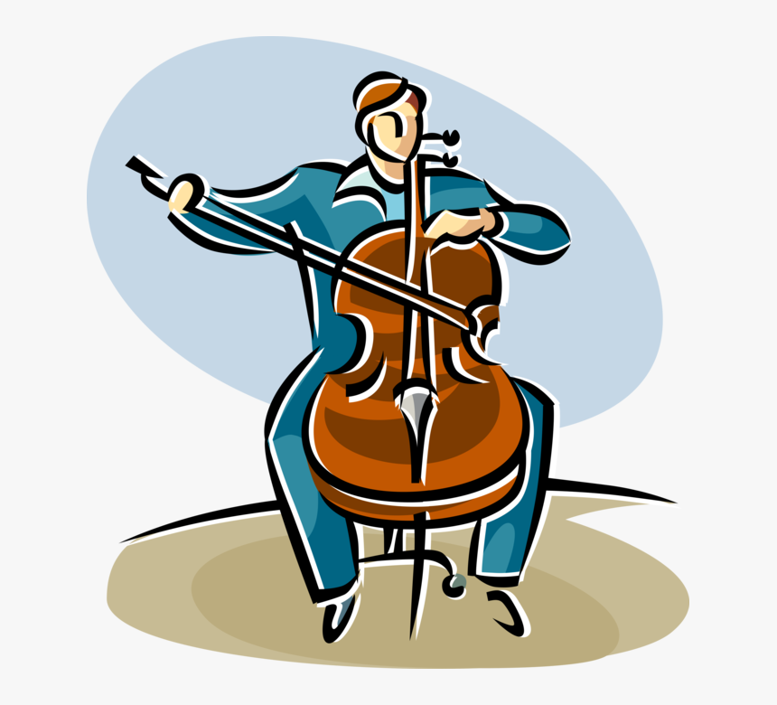 Banner Transparent Library Cello Clipart Classical - Cello, HD Png Download, Free Download