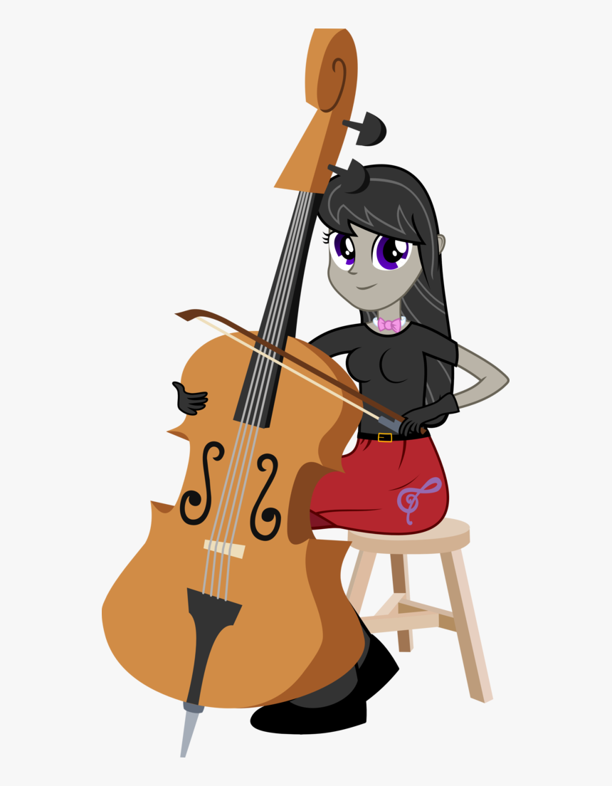 Transparent Cello Bow Png - Double Bass Cartoon, Png Download, Free Download