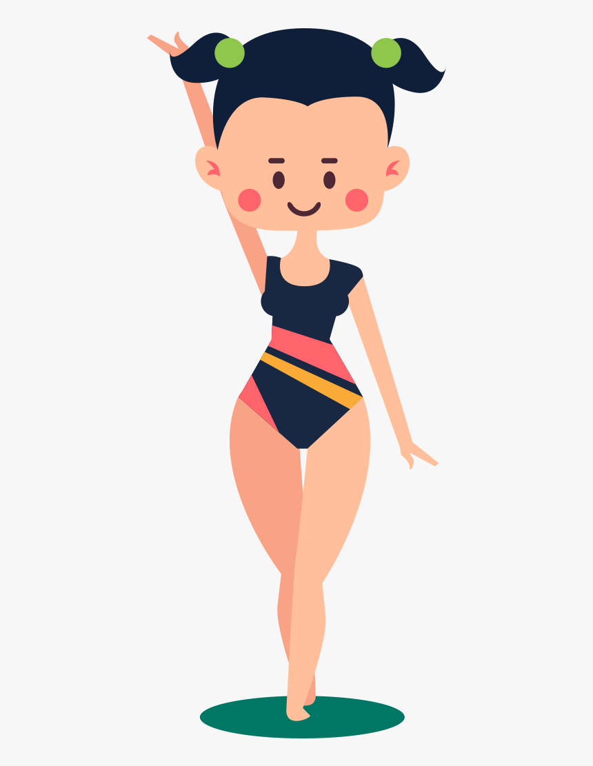 Clip Art Transprent Png - Clip Art Gymnastics Standing, Transparent Png, Free Download