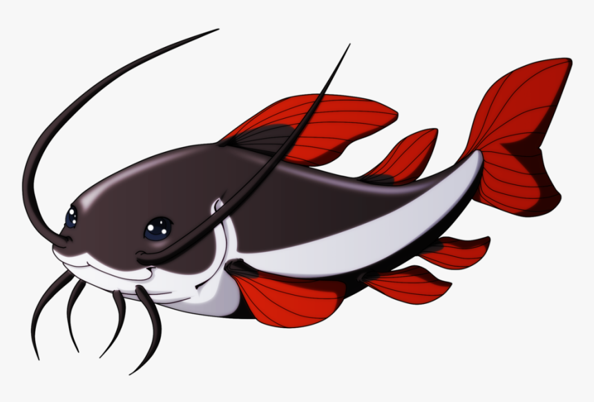 My Pet Fish By Animewave - Cartoon Cat Fish Png, Transparent Png, Free Download