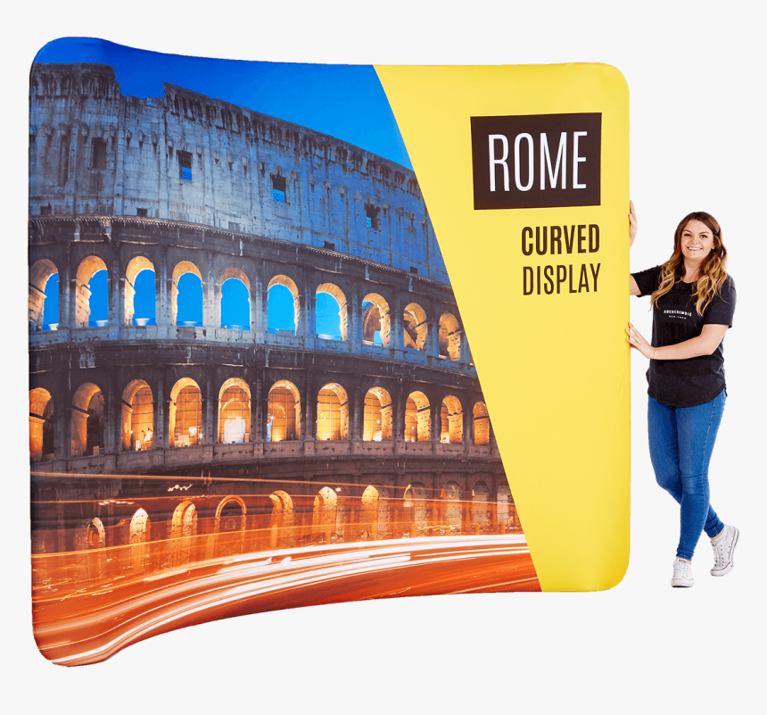 Rome Curved Fabric Stand - Colosseum, HD Png Download, Free Download