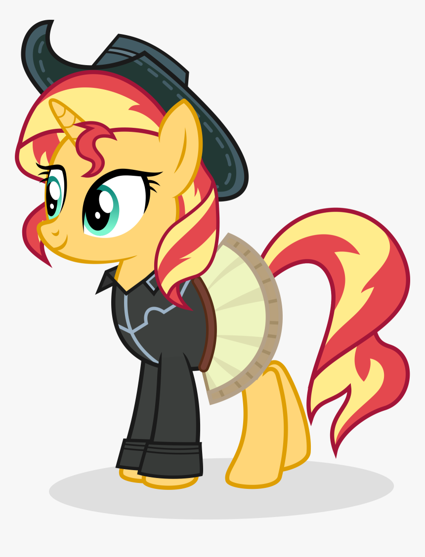 Cowgirl Shimmer By Punzil504-db9keyr - Mlp Sunset Shimmer Punk, HD Png Download, Free Download