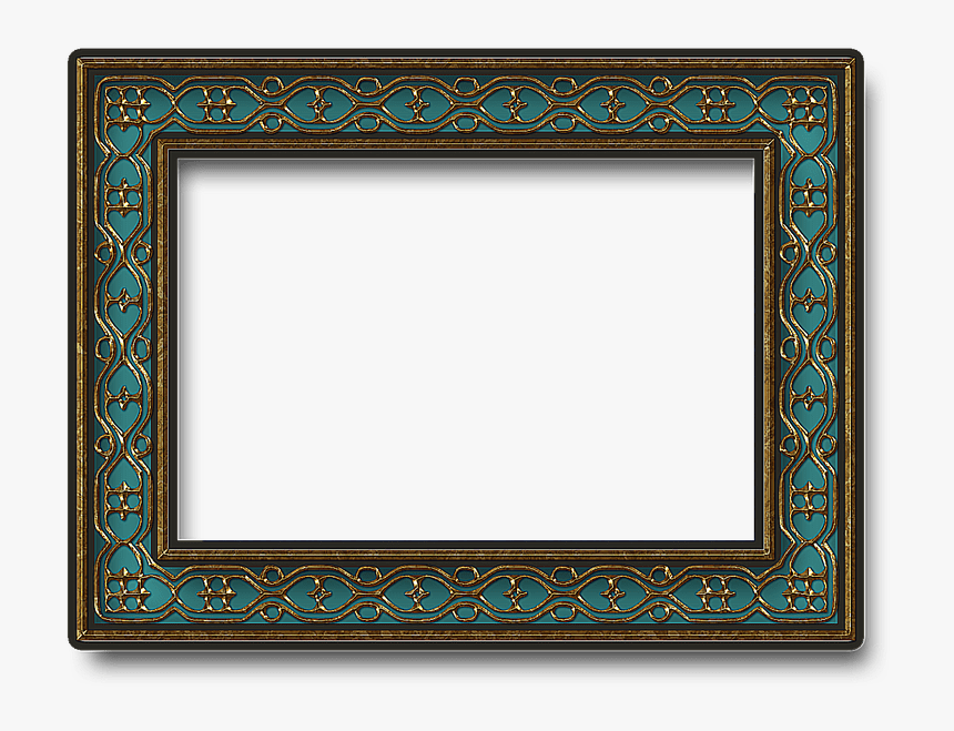 Simple Filigree Border Png - Portable Network Graphics, Transparent Png, Free Download