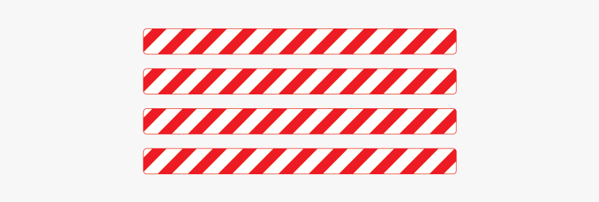 White-red Striped - Security Area, HD Png Download, Free Download