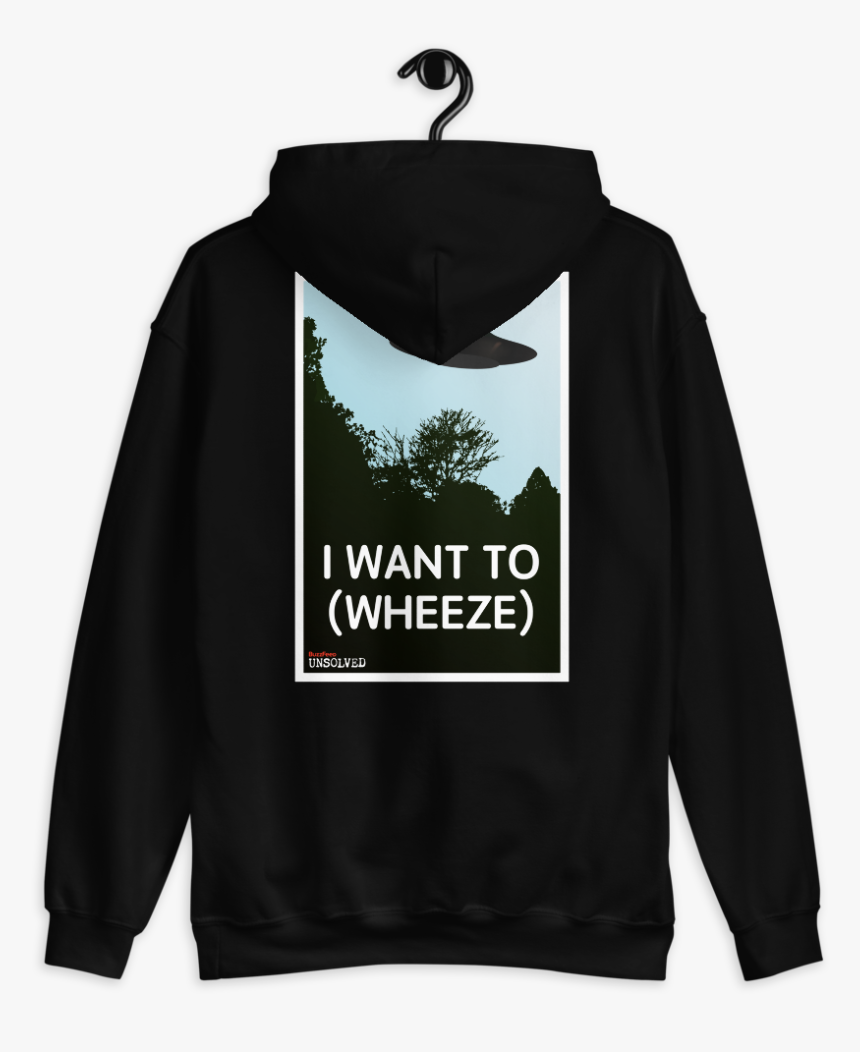 Buzzfeed Unsolved Hoodie That Says Wheeze, HD Png Download, Free Download