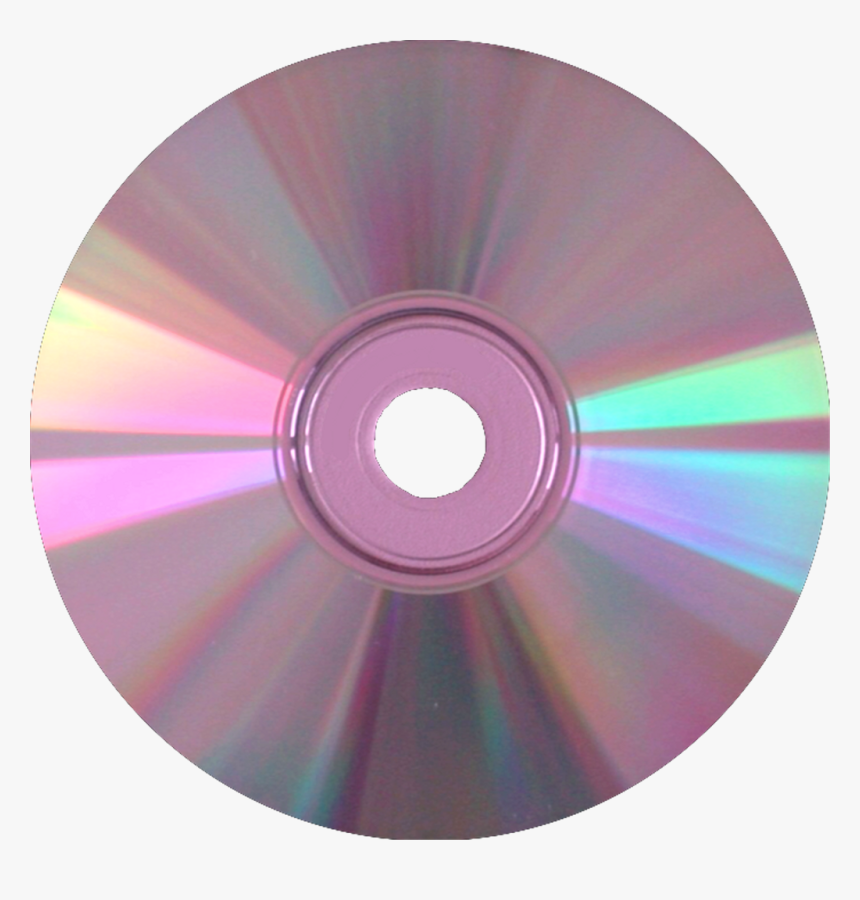 Cd Holo Holographic Pink Music Record Album Vintage - Cd Holographic, HD Png Download, Free Download