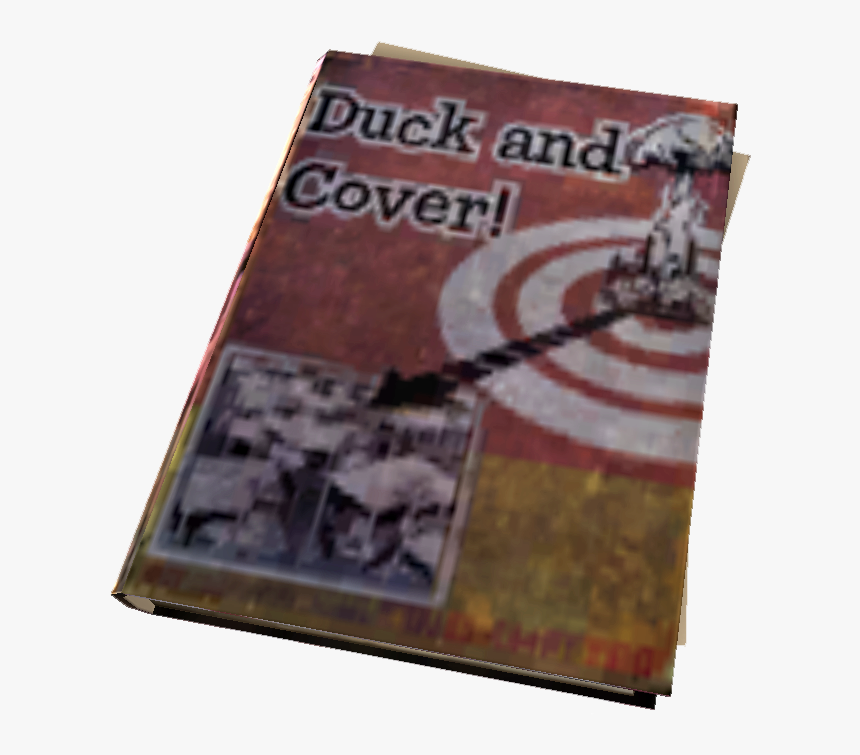 Transparent Blank Book Cover Png - Duck And Cover Fallout, Png Download, Free Download