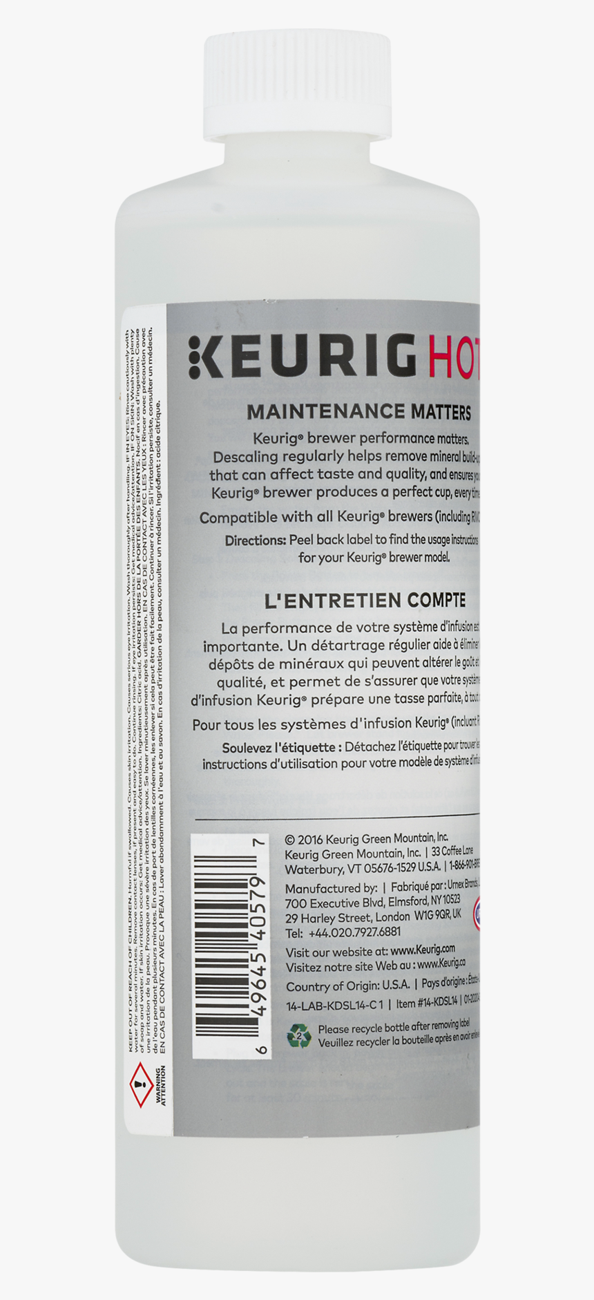 Keurig Descaling Solution For All Keurig - Keurig, HD Png Download, Free Download